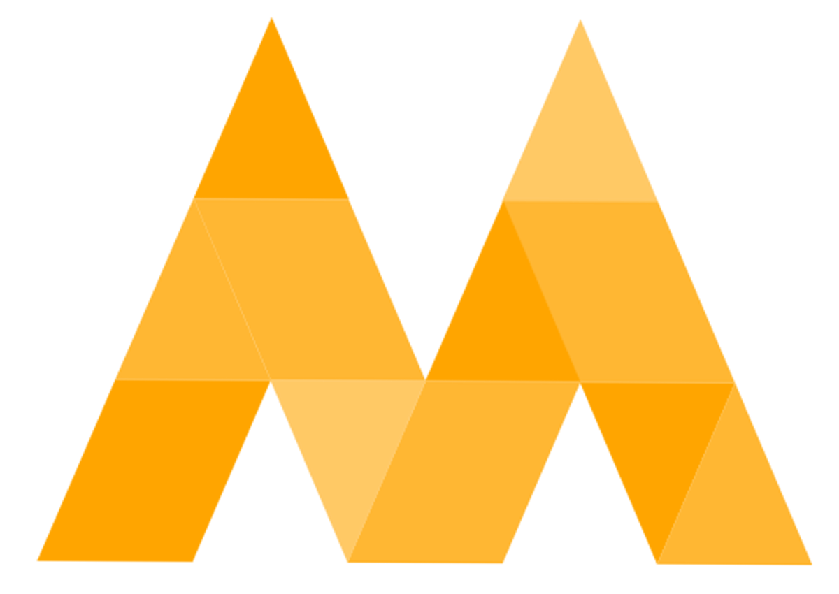 A orange square layer logo 